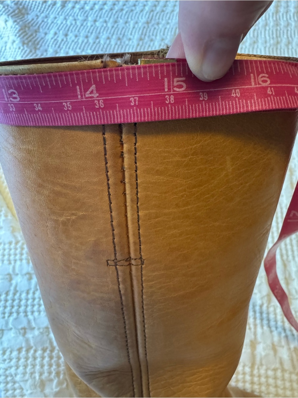 Vintage Frye banana Leather Pull-On Campus Boots - Picture 7 of 7